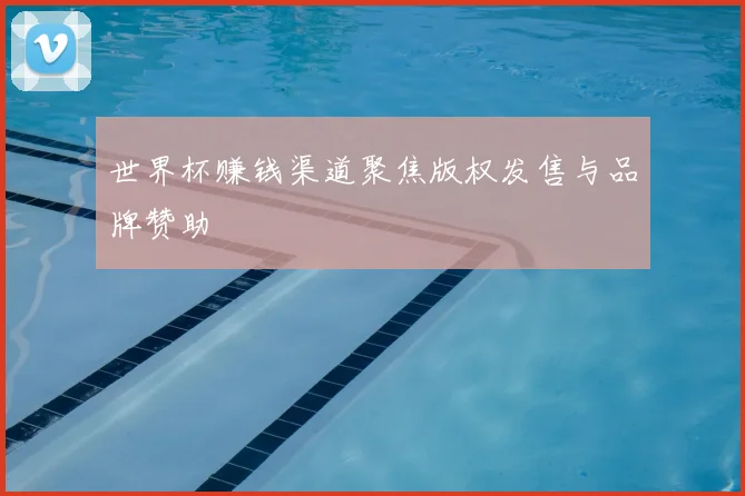 世界杯赚钱渠道聚焦版权发售与品牌赞助