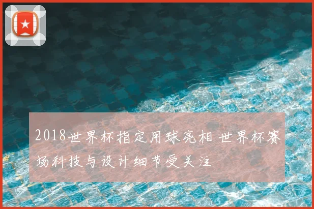 2018世界杯指定用球亮相 世界杯赛场科技与设计细节受关注